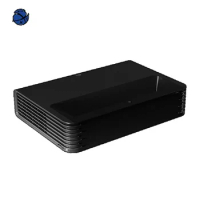 Yun Yi Projector 1800 ANSI Lumens Android 9.0 Smart Video Projector Home Theater Hotel Projector Have 100 Inch Anti Glare Screen