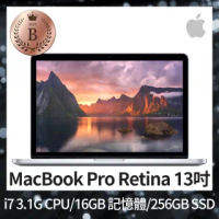 【Apple 蘋果】B 級福利品 MacBook Pro Retina 13吋 i7 3.1G 處理器 16GB 記憶體 256GB SSD(2015)