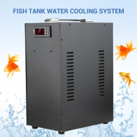Aquarium Chiller Aquarium Cooler LCD Display Quiet Fish Tank Cooling System 40L for Fish Water Grass Coral Shrimp Farming