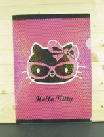 【震撼精品百貨】Hello Kitty 凱蒂貓 文件夾 桃紅眼鏡 震撼日式精品百貨