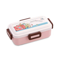 【角落小夥伴】日本製 角落生物 便當盒 保鮮餐盒 辦公旅行通用 530ML-環遊世界(正版授權)