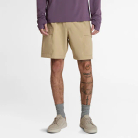 【Timberland 官方旗艦】男款檸檬黃快乾工裝短褲(A677FDH4)