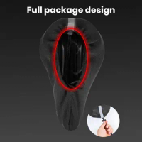 Memory Foam Bike Seat Cover Waterproof Breathable Bicycle Saddle Cover Universal Fit Bike Seat Cushion Thickened for Comfortable