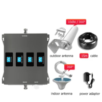 Quad Band 800 900 1800 2100 Signal Booster Booster For Cellphone Signal 4G 5G Mobile Signal Booster