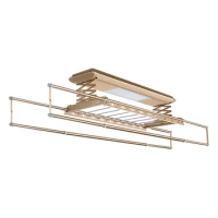 Electric Ceiling Mounted Lift Clothes Automatic Laundry Rack Ceiling Hung Drying Rack