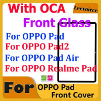 1 PCS Front Cover With OCA For OPPO Pad Air For OPPO Pad 2 For OPPO Realme Pad Front Glass Outer Panel Replacement Repair Parts