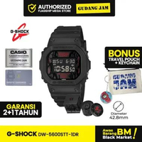G-Shock Jam Tangan Pria DW-5600STT-1DR Water Resistant 200M Black Resin Strap