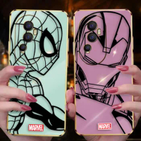 Marvel Iron SpiderMan Line Art Cover Smooth E-TPU Phone Case OPPO RENO 2F 4 5 6 6Z 7 7Z 8 8T 10 PRO PLUS 4G 5G FIND X3 LITE Case