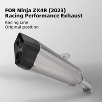 leo LV20 racing exhaust slip on line for kawasaki zx4rr zx4r 2023-2024