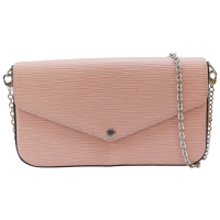 【二手名牌BRAND OFF】LOUIS VUITTON LV 路易威登【再降價】粉色 EPI水波紋 三合一 斜背包 M62467