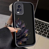 เคสโทรศัพท์, ดีไซน์ดอกบัว, สำหรับ vivo V20 Pro, ป้องกันการตก, กันกระแทก, ฝาหลัง TPU อ่อน, เคส