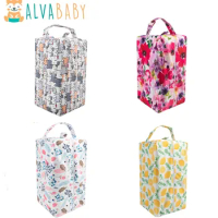 U PICK ALVABABY Diaper Pod with Double TPU Layers Cloth Diaper Bag Reusable Diaper Bag Waterproof Nappy Bag