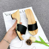 Dép Guốc Gỗ Mộc Nữ Thời Trang Big Size Mẫu Mới 7 Phân