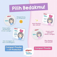 Pigeon Teens Compact Powder Refill | Compact Powder UV Refill 14gr [ 1 pc ] BPOM