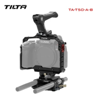 TILTA TA-T50-A-B Dslr Camera Cage for Panasonic S5 II/IIX Half Camera Basic Kit Half cage Baseplate