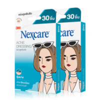 [แพ็คคู่] 3M Nexcare Acne Dressing Thin Version size 0.8cm 30Dots