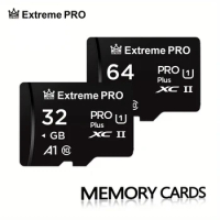Extreme Pro UHS-I Memory Cards 64G 128G 256GB SDXCSD Memory Card Support C10, U3, V30, 4K For Digital Camera 32GB For Dron Switc