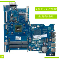 Best Value 813970-501 for HP NOTEBOOK 15-AF027CL 15-AF Laptop Motherboard Perfectly ABL51 LA-C781P ​​DDR3 100% Tested