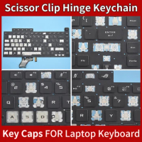 Replacement Keycaps Scissor Clip Hinge For Asus ROG Strix G15 GL543 GL543IM GL543IE GL543Q Gaming Laptop keyboard Keychain