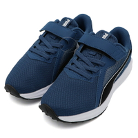 PUMA Twitch Runner AC PS 魔鬼氈 運動鞋 中大童 藍 R8567(38453807)