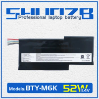 New BTY-M6K Laptop Battery For MSI MS-17B4 MS-16K3 GS63VR-7RG GF63 Thin 8RD 8RD-031TH 8RC GF75 Thin 3RD 8RC 9SC GF65 Thin 9SE/SX