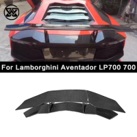 Carbon Fiber DMC Style Spoiler Tail fins For Lamborghini Aventador LP700 720 Carbon Fiber Rear Trunk Lid Tail Wing Upgrade