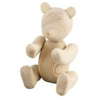 手作森林 日本進口木器 森林小熊 木器彩繪 熊熊 木頭 木製熊 木製熊熊 擺飾