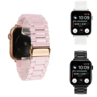 Ceramic Link Watchband for Apple Watch Band 42/44mm 38/40mm Smart Watch Strap Bracelet Ceramic Wristband iWatch series 5 4 3 2 1