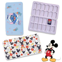 Disney Mickey Mouse Switch Game Card Storage Case for Nintendo Switch Oled Cartoon Silicone Storage Box Game Console Accessories