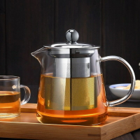 優樂悅~茶具泡茶壺單壺玻璃茶壺加厚耐高溫家用過濾花茶紅茶壺耐熱壺套裝手沖壺 茶壺