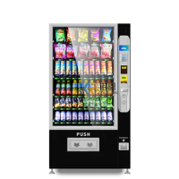 Smart Refrigerated Combo Vending Machine 24 Hours Self-service Automatic Milk Food Snack Drink Vending Machine