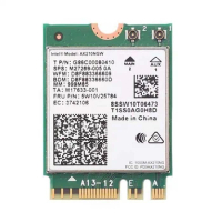 AX210 WiFi 6E Bluetooth 5.2 M.2 Wireless Card AX210NGW 2.4Ghz 5Ghz 6Ghz 802.11Ax Wifi 6 Adapter Network Card