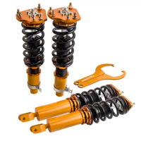 Coilover Struts Shock Suspension Kit For Honda Prelude 1992-2001 Front and Rear Adjustable Coilover Struts Shock Suspension Kit