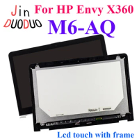 15.6"Original For HP Envy X360 M6-AQ LCD Display Touch Screen Digitizer For HP Envy X360 M6-AQ Display with Frame Replacement
