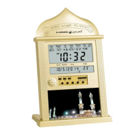 1pcs Clock Azan Calendar Muslim Prayer Wall Clock Alarm Azan Home Decor Ramadan Party Gift Table Clock For All Cities