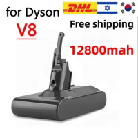 Suitable for Dyson V8 battery 12800mAh 21.6V battery Suitable for Dyson V8 battery lithium-ion vacuum cleaner rechargeable L30
