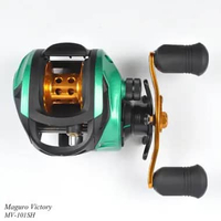 Reel Bait Casting Maguro Victory Handle Kiri untuk mancing casting