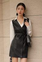 AIR SPACE Wrap Vest Dress