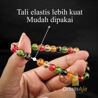 Gelang Kombinasi 5 Chakra Batu Crystal Pria Wanita