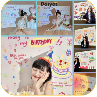 DOS Proyektor Mini Ulang Tahun Portable Backdrop Mini Birthday Project