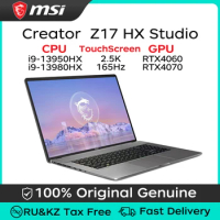 MSI Creator Z17 HX Studio 17-inch Touch Laptop 13th Gen Core i9 13950HX/13980HX RTX4060/RTX4070 32GB/64GB 4TB 2.5K 165Hz DDR5