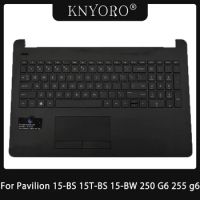 US Keyboard For HP Pavilion 15-BS 15T-BS 15-BW 250 G6 255 G6 Laptop Palmrest Cover With English Keyboard Touchpad AM204000100
