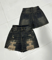 [s,m,l,xl,2xl] Quần jean NGỐ ĐÙI nữ kiểu rách size s,m,l,xl,2xl, vải cotong mềm mịn không co giãn