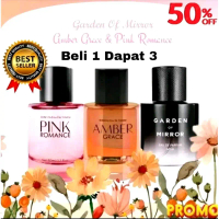 Promo Parfum Miniso Beli 2 Gratis 1 Pink Romance | Amber Grace | Garden Of Mirror Parfum Unisex Perf