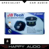 Speaker Mobil Midrange JB TECH JT-MD301 3.5 Inch 80 Watt RMS Power ORI