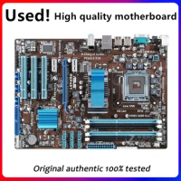 For Asus P5P43T Desktop Motherboard P43 Socket LGA 775 Q8200 Q8300 DDR3 Original Used Mainboard On Sale