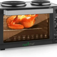 Kitchen Supplies - Convection oven - Two heating dishes on top - with grill -66 discount