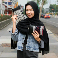 dompet clutch tenun troso