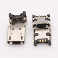 10pcs NEW Micro USB Jack Connector Charging Socket Port for Asus K004 FonePad K004 for Zenfone 4 USB 5pin Charging connector
