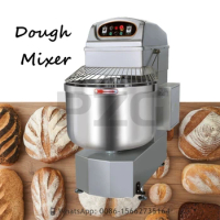 50kg Spiral Dough Mixer Food Mixers 130L Commercial Bread Dough Mixer Bread For Hotel